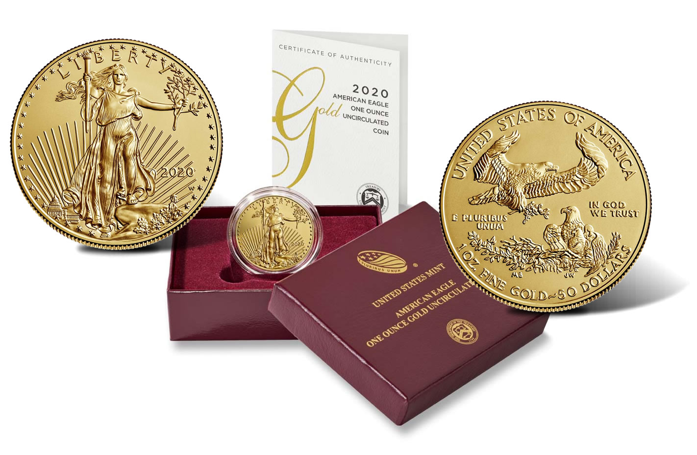 2020-W $50 Uncirculated American Gold Eagle Release