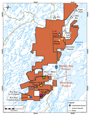 UEX's 2021 Drill Program Commences in the Eastern Athabasca Basin Underway at the Huggins Lake and Michael Lake Targets