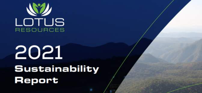 Lotus Resources marks important milestone with inaugural sustainability report