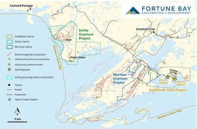 FORTUNE BAY COMMENCES 2022 FIELD PROGRAMS ON ITS URANIUM AND GOLD PROJECTS IN SASKATCHEWAN