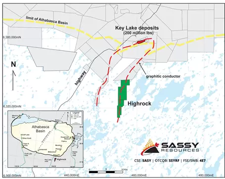 Sassy Resources Receives Drill Permit for Highrock Uranium Project; Drilling Expected to Commence in February