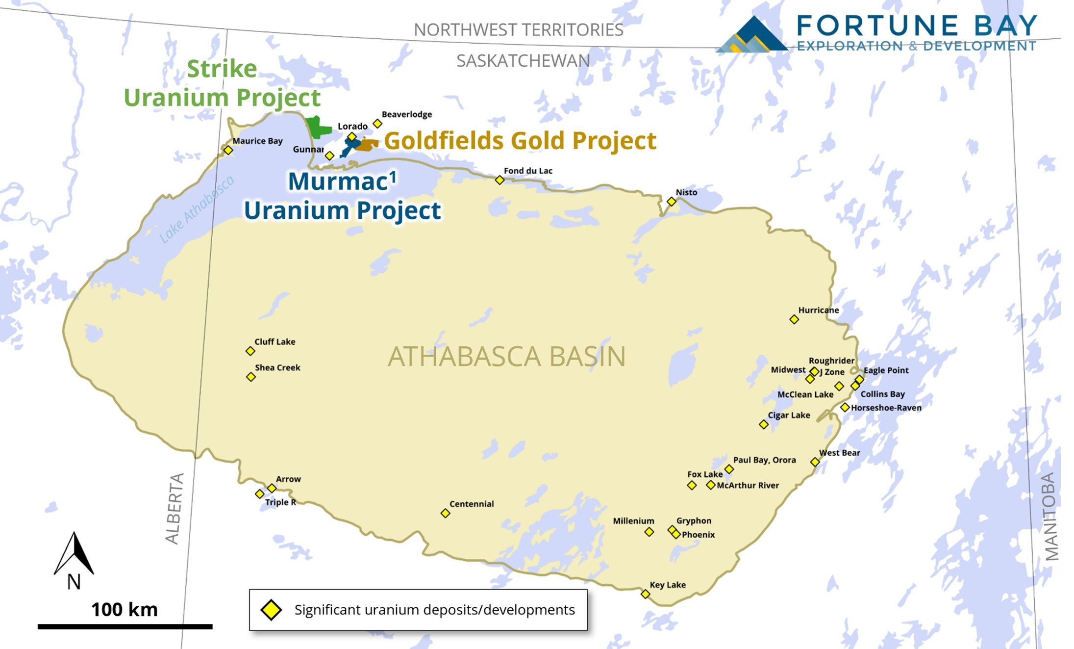 Fortune Bay Announces Initial Drill Target Areas And 2022 Drilling Plans For The Strike Uranium Project
