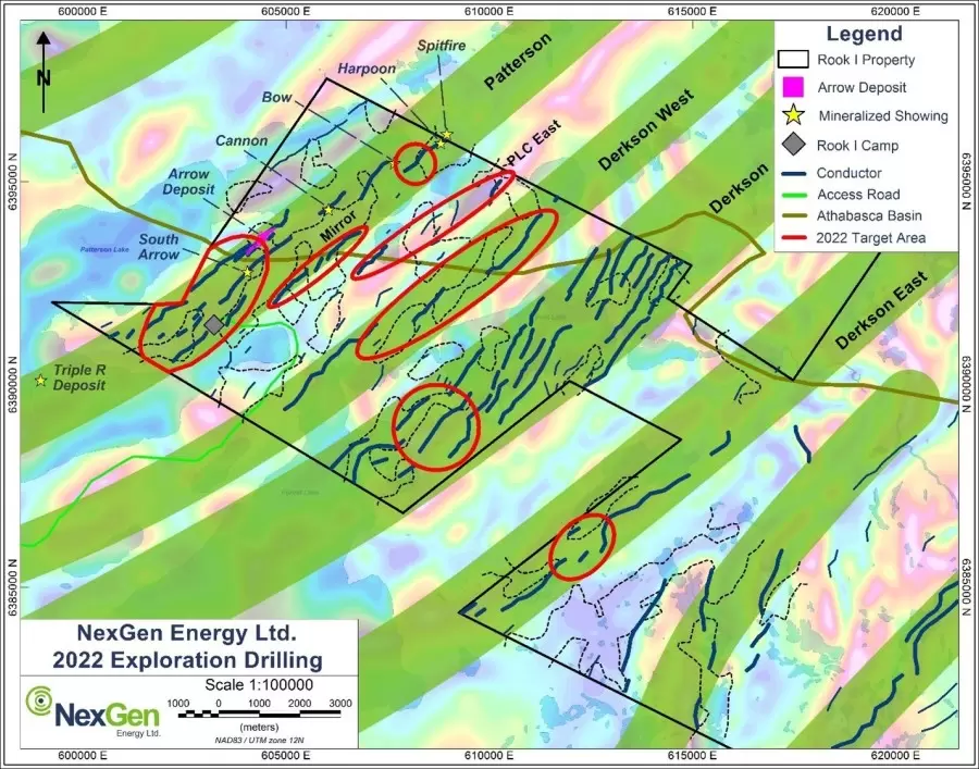 NexGen Energy 2021 Drilling Assay Results Confirm Uranium Mineralization Below Arrow At Depth and Commencement of 2022 Regional Exploration Program