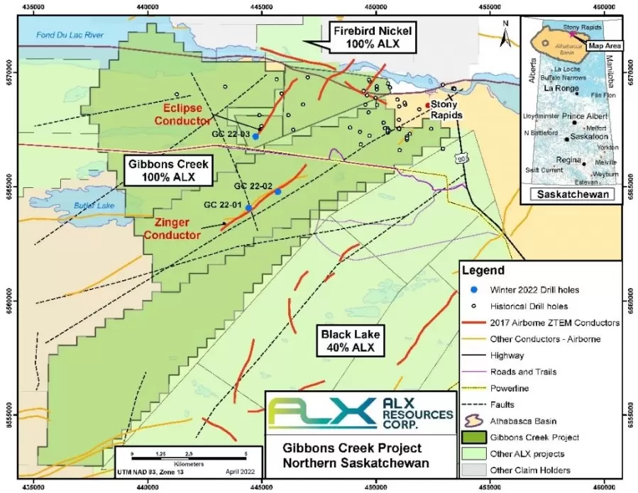 ALX Resources Receives Drill Results from the Gibbons Creek Uranium Project, Athabasca Basin, Saskatchewan