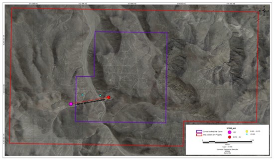 Kraken Energy Samples up to 0.32% U3O8 and Increases Land Package at the Garfield Hills Property
