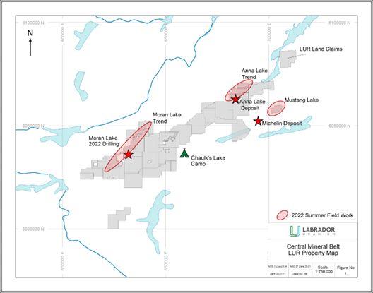 Labrador Uranium Signs Purchase Agreement to Acquire Anna Lake and Moran B Assets in the Central Mineral Belt and Appoints New VP of Exploration