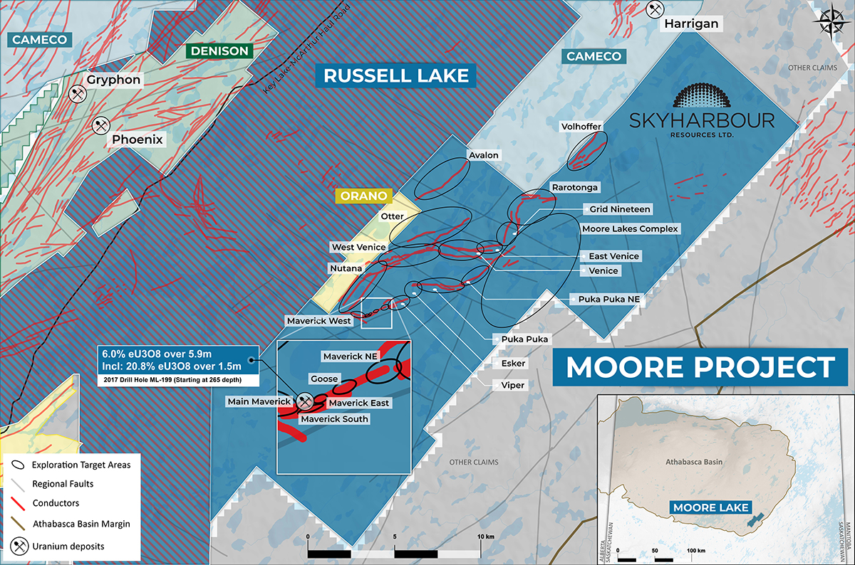 Skyharbour Resources Intersects Additional Uranium Mineralization at High-Grade Moore Lake Project and Plans for Upcoming Winter Drill Programs